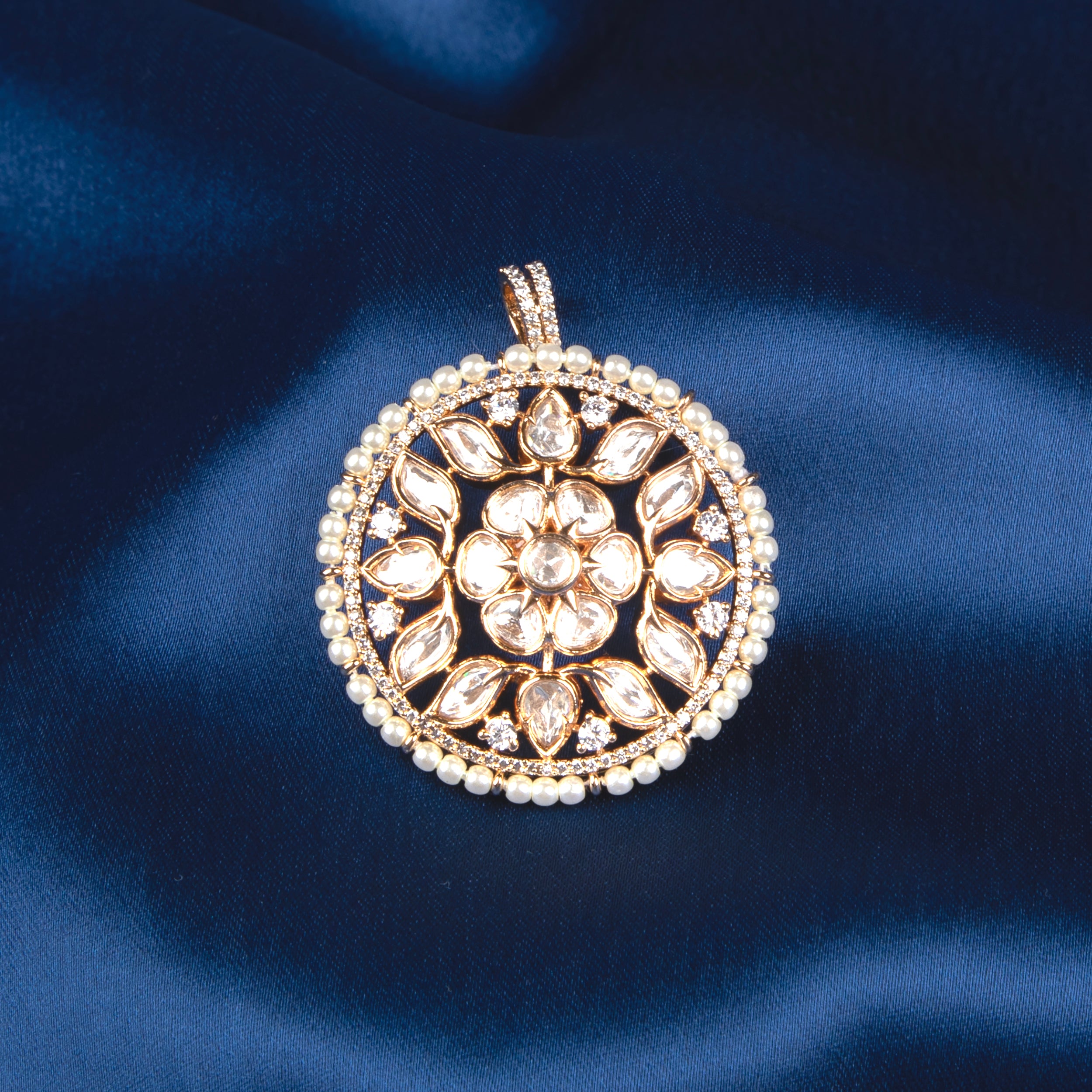 Sharvani Bloom Pendant Set