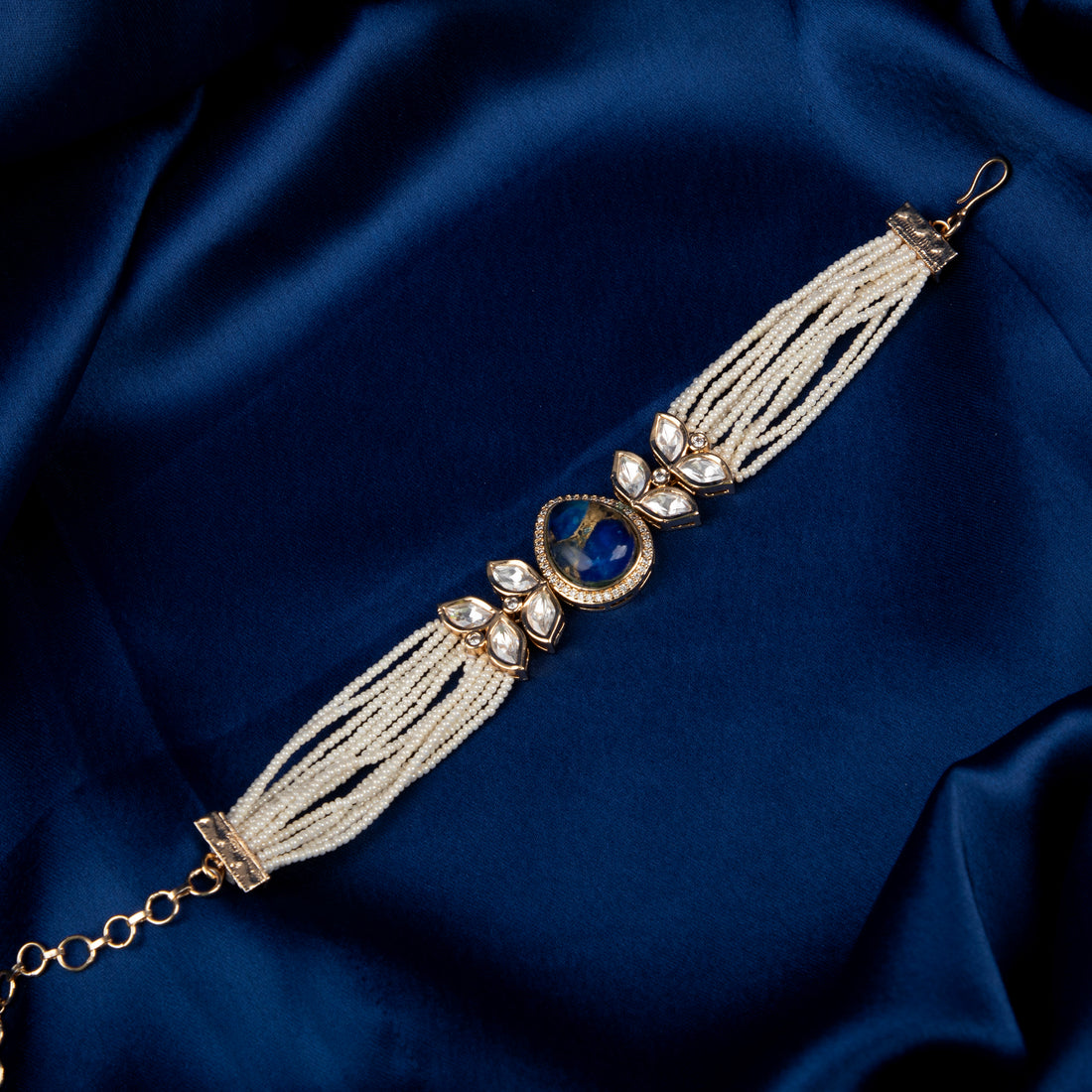 Royal Meenakari Pearl Bracelet