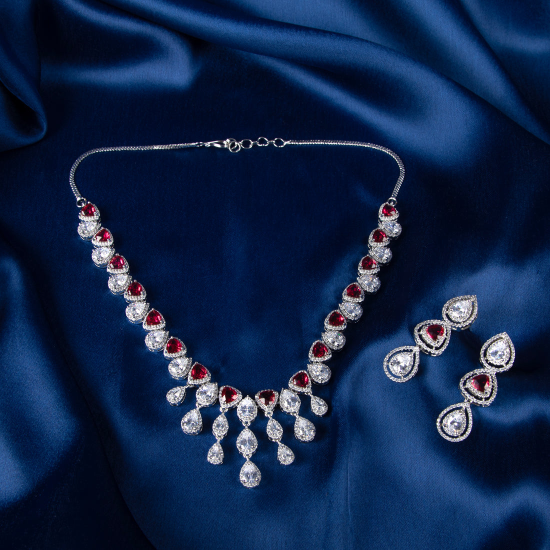 Regal Cascade Necklace Set