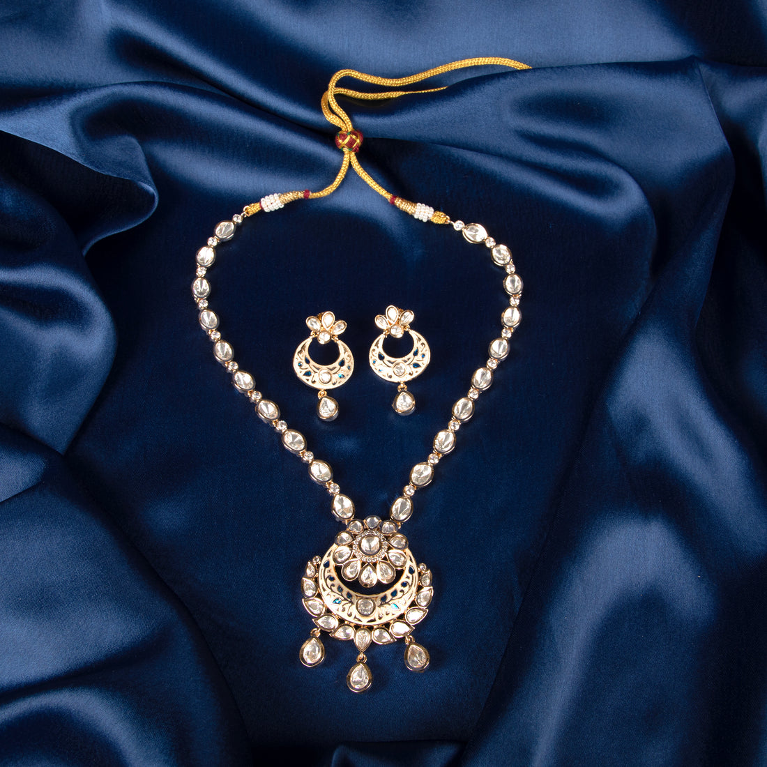 Pushpika Drop Necklace Set