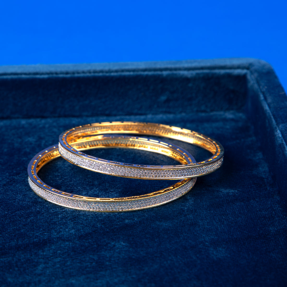 Elysian Gleam Twin Bangles