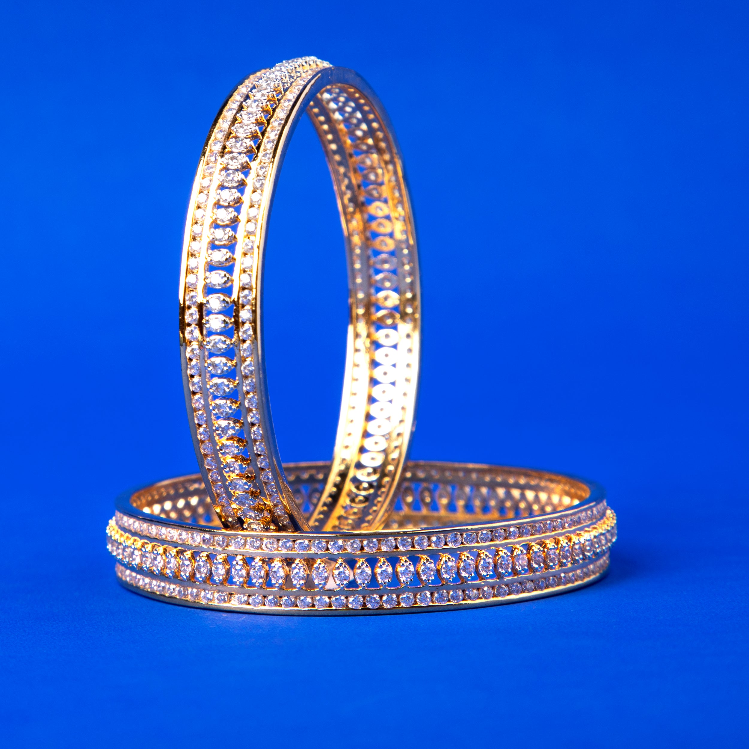 Radiant Teardrop CZ Bangles