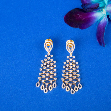 Cascade Sparkle Drop Earrings