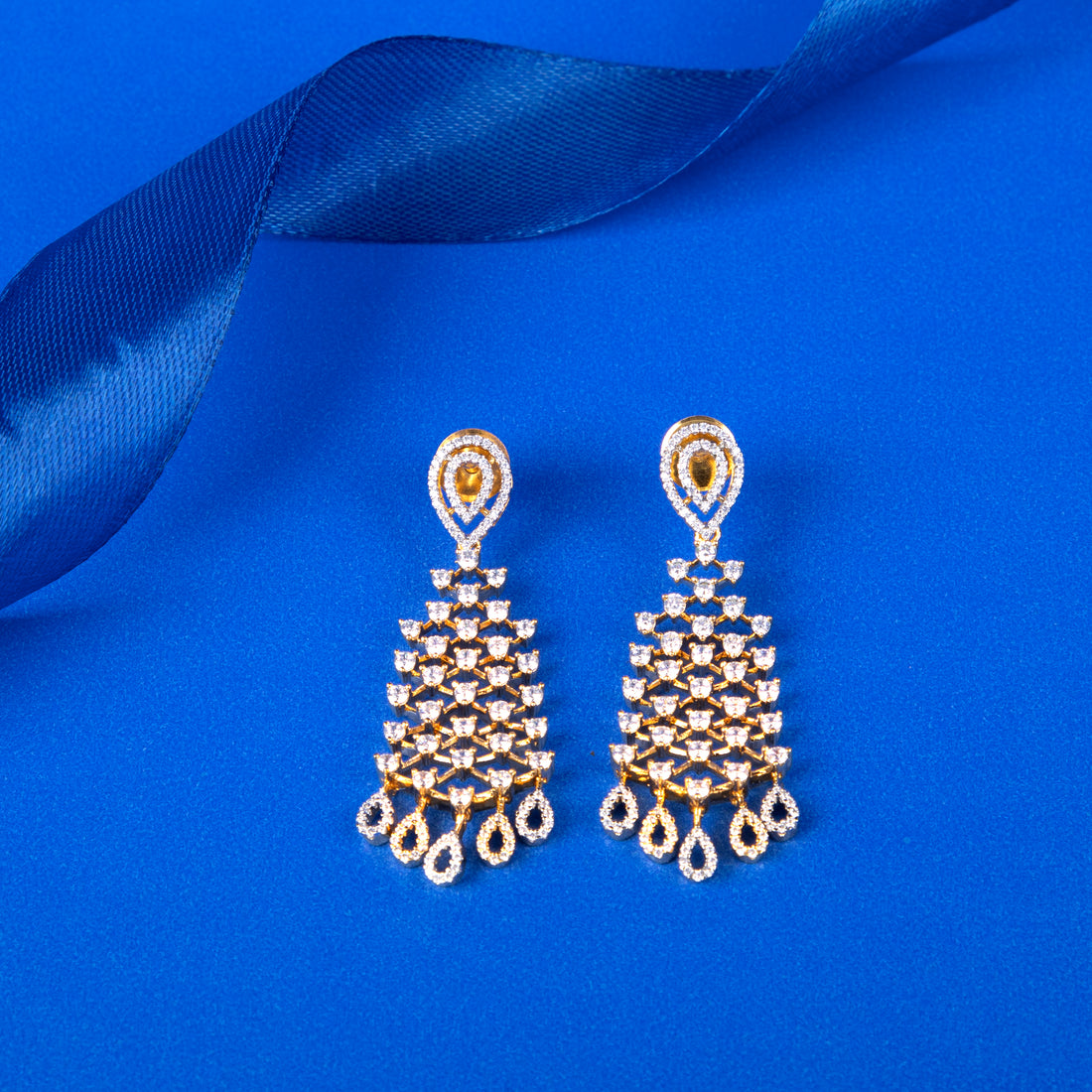 Cascade Sparkle Drop Earrings