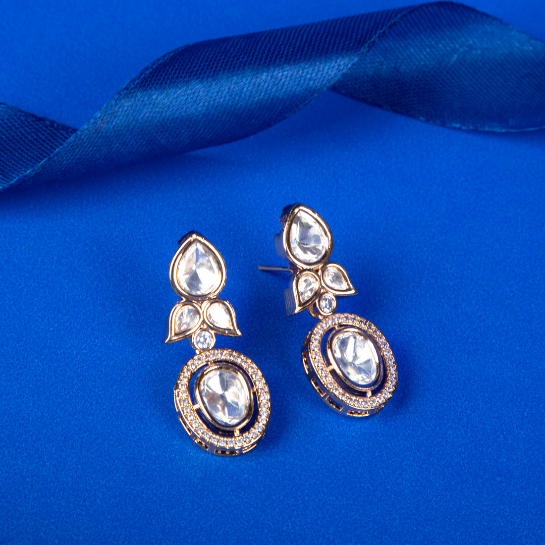 Aarvi Polki Drop Earrings