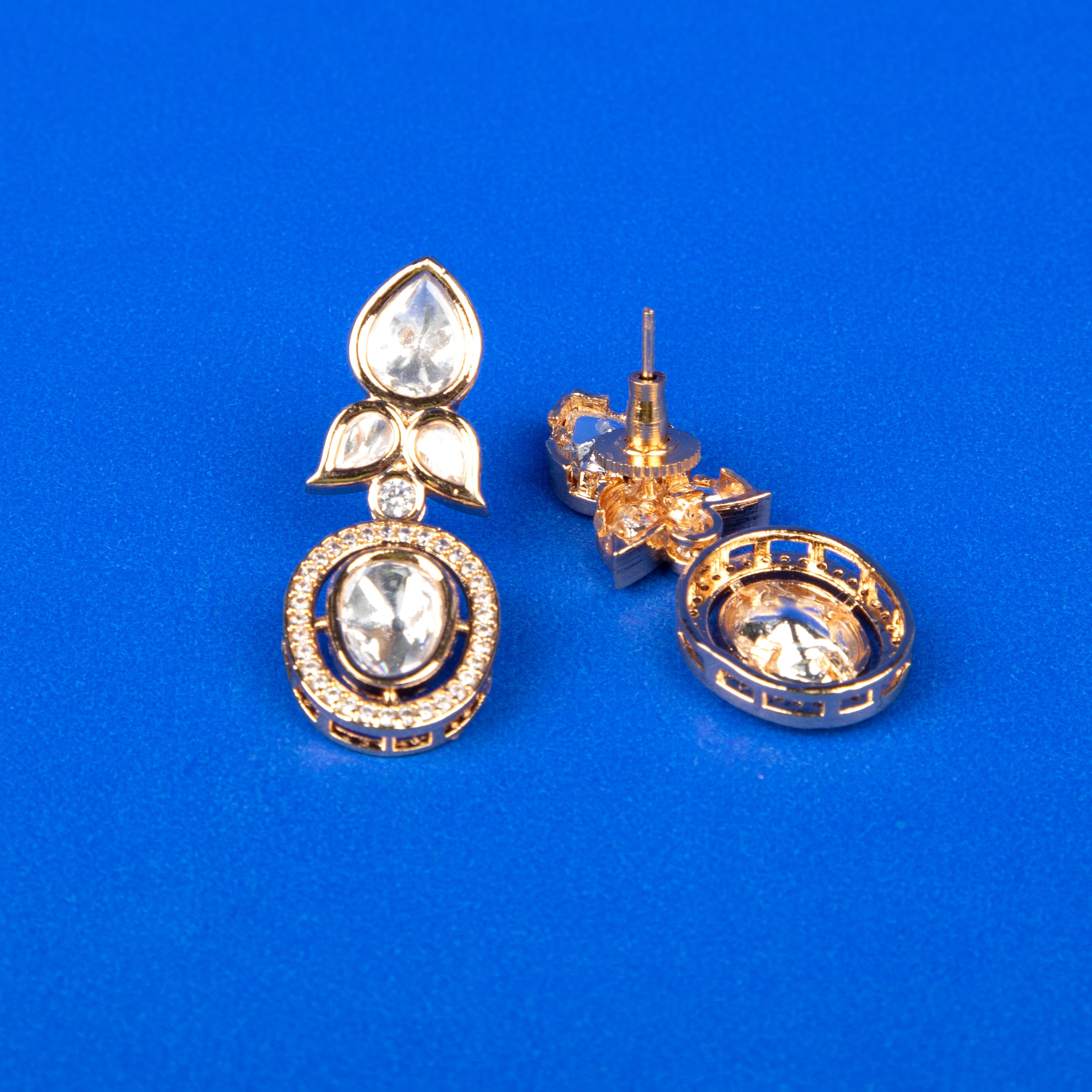 Aarvi Polki Drop Earrings