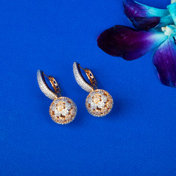 Celestial Dome Drop Earrings