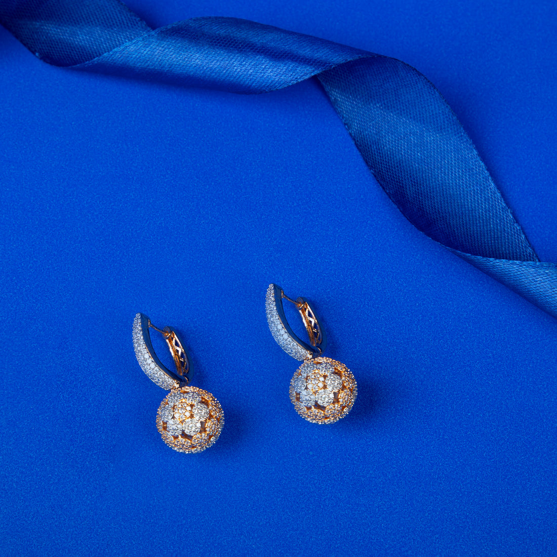 Celestial Dome Drop Earrings