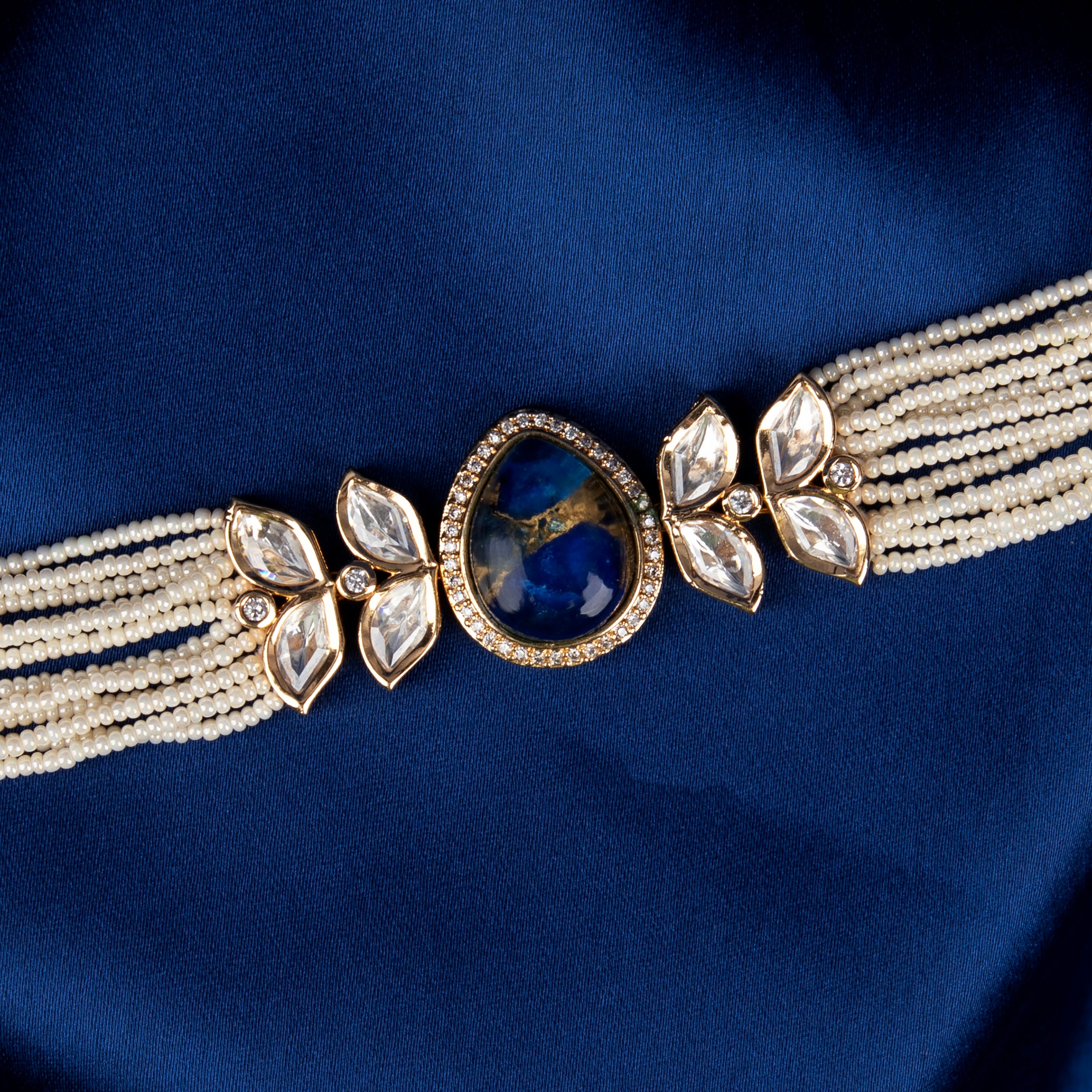 Royal Meenakari Pearl Bracelet