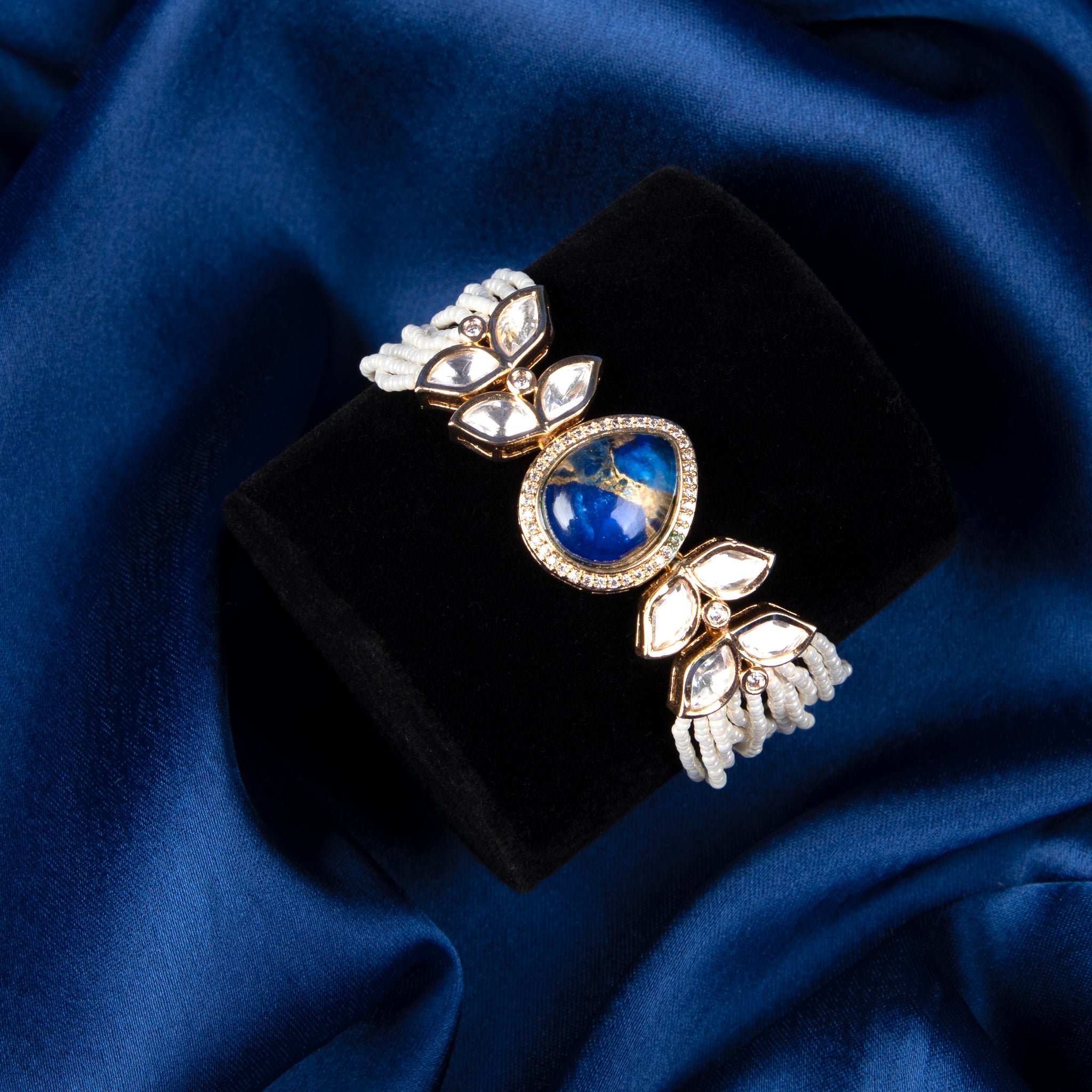 Royal Meenakari Pearl Bracelet