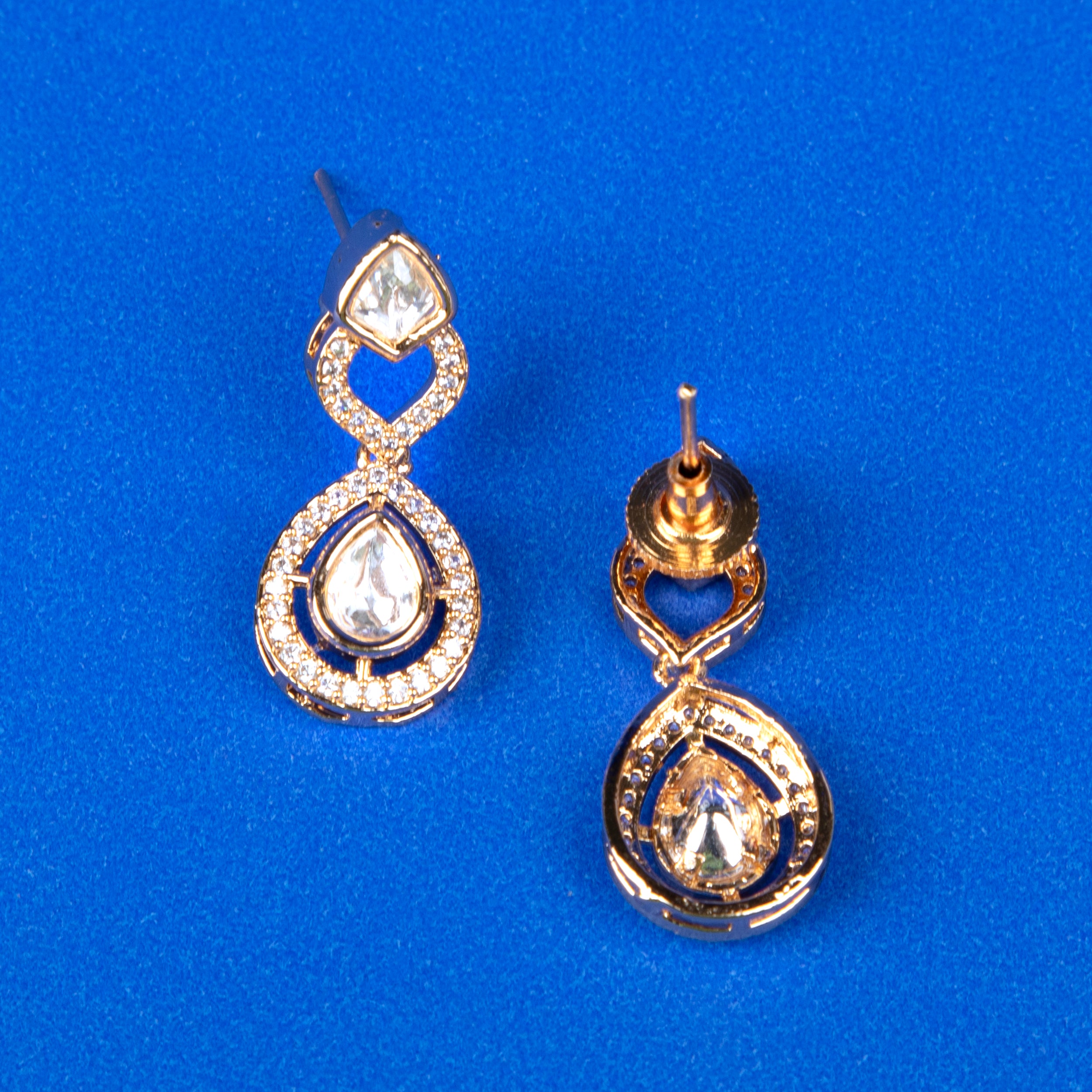 Polki Teardrop Earrings