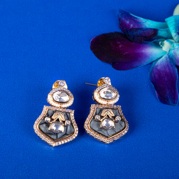 Crimson Crest Heritage Earrings