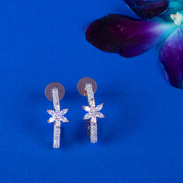 Stellar Bloom Curve Earrings