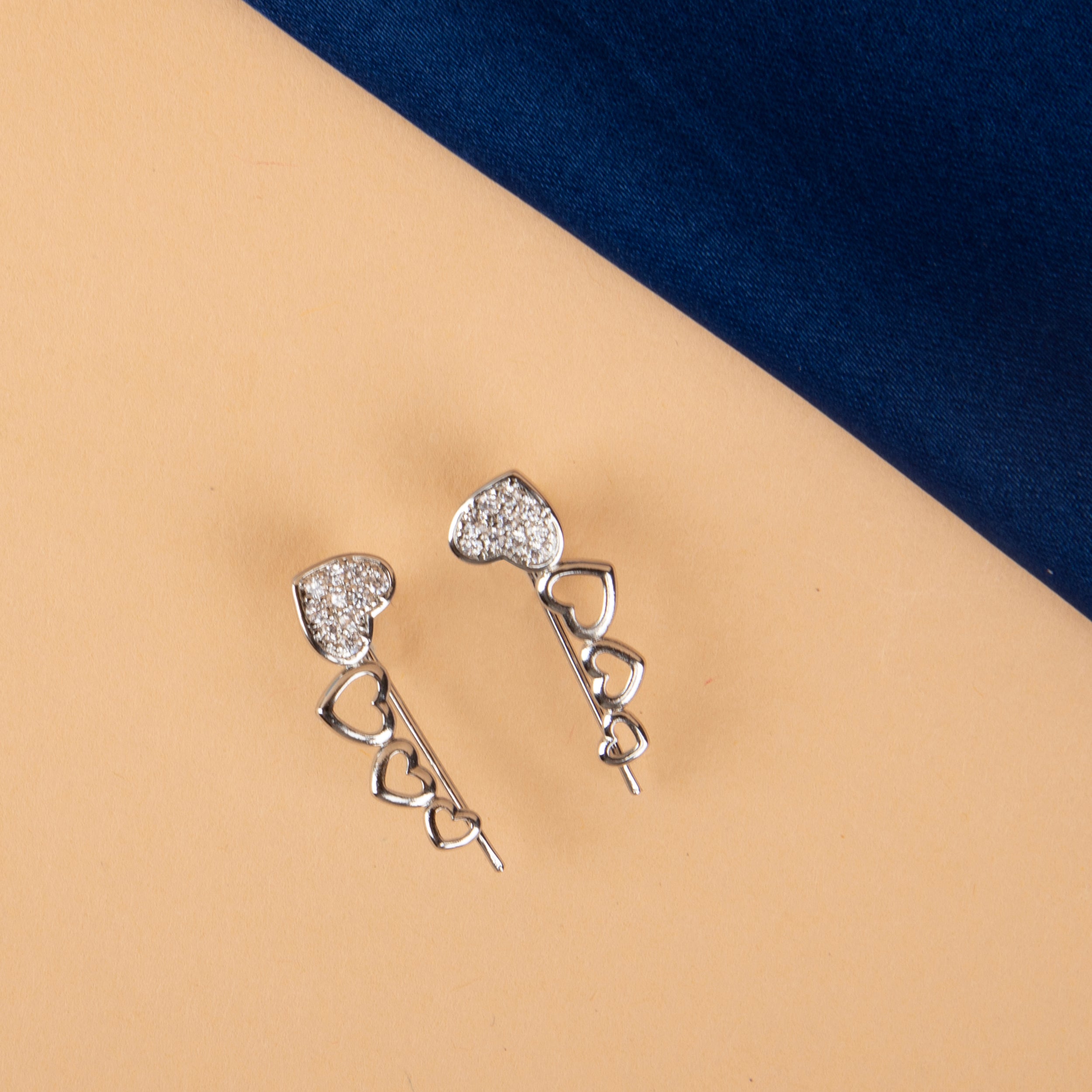 Heartline Spark Ear Climbers