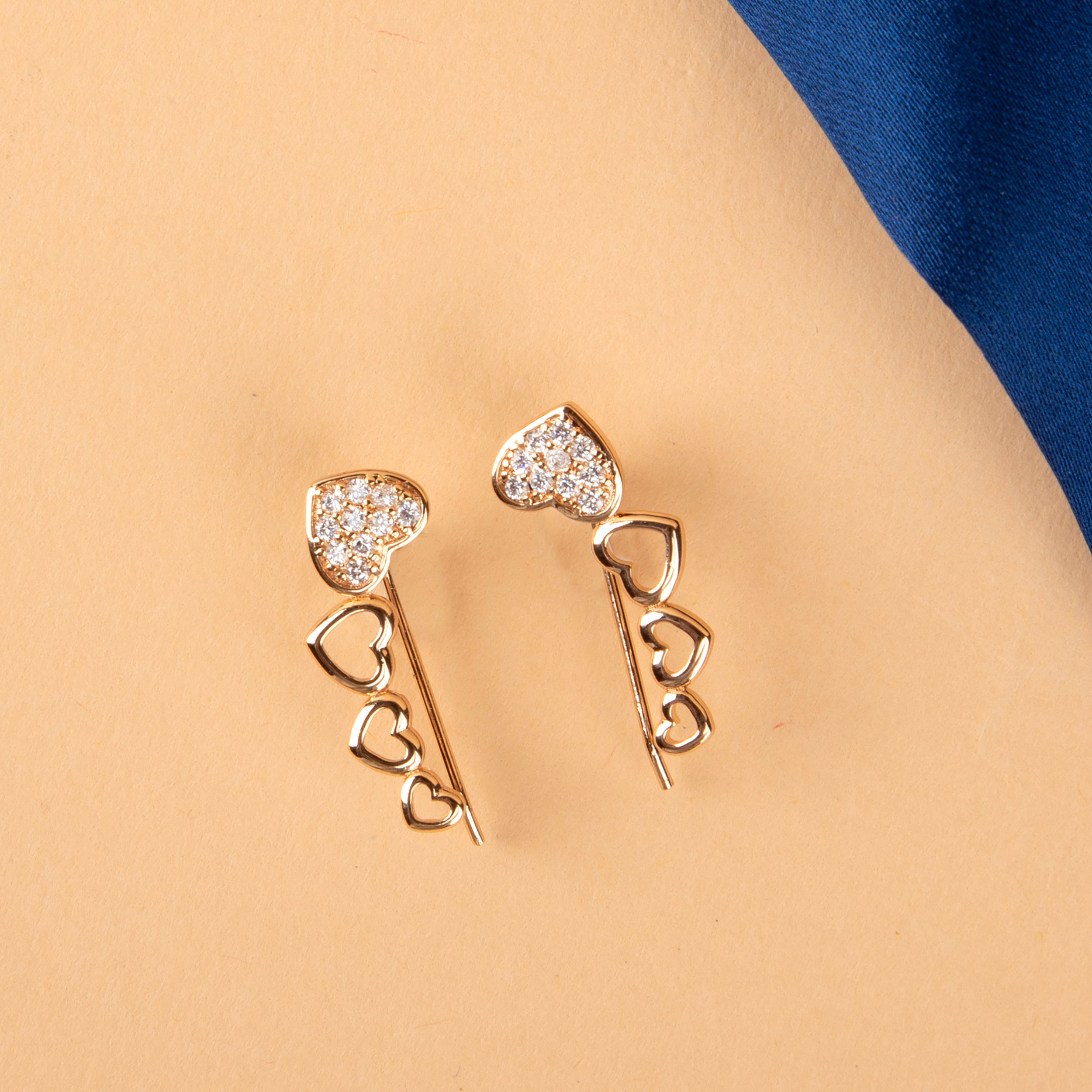 Heartline Spark Ear Climbers