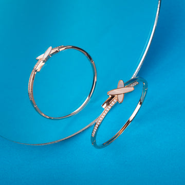 Winged Serenity Luxe Bangle